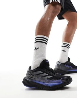 Кроссовки Adidas Running Supernova GTX черного и синего цвета Adidas performance 135871671 | black