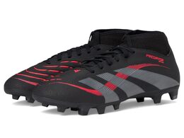 Кроссовки Unisex Adidas Predator Club Sock Firm Ground/Multi Ground Soccer Cleats, цвет Black/Grey/Lucid Red 9980654 | black/grey/lucid red