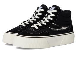 Кроссовки Unisex Superga 3141 Revolley Mid Ripped Swallow Tail, цвет Black/White Avorio 10013282 | black/white avorio