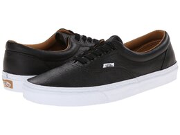 Кроссовки Unisex Vans Era, цвет (Premium Leather) Black 7226566 | (premium leather) black