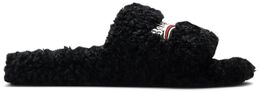 Кроссовки Balenciaga Wmns Furry Slides 'Black Red', синий 654261 w2do1 1096 | black red