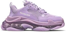 Кроссовки Balenciaga Wmns Triple S Sneaker 'Clear Sole - Light Lilac', фиолетовый 544351 w2ga1 5890 | clear sole - light lilac