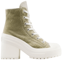 Кроссовки Converse Wmns Chuck 70 De Luxe Heel Platform High 'Pony Hair', загар a12813c | pony hair