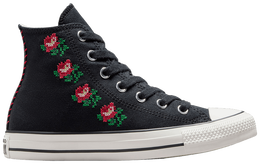 Кроссовки Converse Wmns Chuck Taylor All Star High 'Cross Stitch Roses', черный a13657c | cross stitch roses