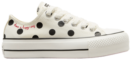 Кроссовки Converse Wmns Chuck Taylor All Star Lift Platform Low 'Polka Dots', кремовый a10689c | polka dots