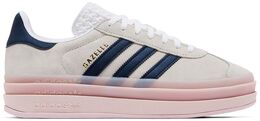 Кроссовки Adidas Wmns Gazelle Bold 'White Clear Pink Indigo', серый ie6508 | white clear pink indigo