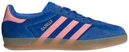 Кроссовки Adidas Wmns Gazelle Indoor 'Blue Semi Pink Velvet', синий ig6785 | blue semi pink velvet