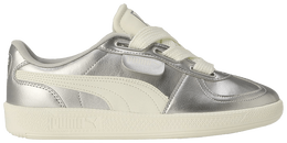 Кроссовки Puma Wmns Palermo Wide Lace 'Metallic - Silver Warm White', серебряный 402331 01 | metallic - silver warm white