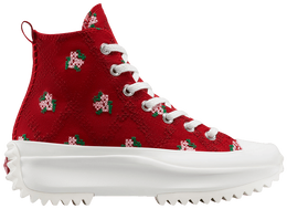 Кроссовки Converse Wmns Run Star Hike Platform High 'Cross Stitch Roses', красный a14885c | cross stitch roses