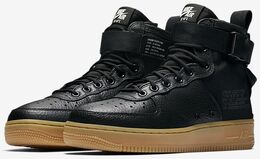 Кроссовки Nike Wmns SF Air Force 1 Mid 'Black Gum', черный aa3966 002 | black gum