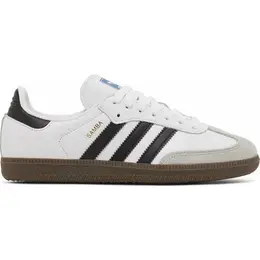Кроссовки Adidas Adidas Samba OG Cloud White Core Black, полнота D, размер 40.5EU, белый, 103618033021
