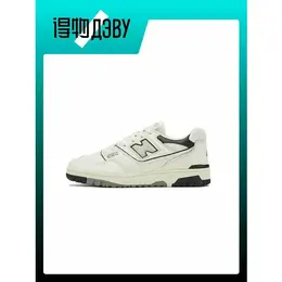 Кроссовки New Balance 550, полнота D, размер 38.5 EU, cream/black 4297574832