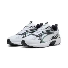 Кроссовки Puma Milenio tech, полнота F, размер 10,5 UK, белый/зеленый 4440745484