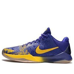 Кроссовки зум кобе 5 Nike, золотой 386429-702 | gold/purple