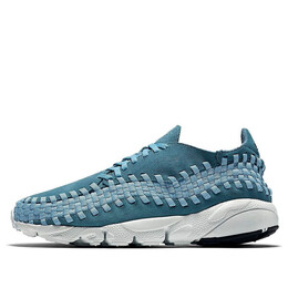 Кроссовки воздушные footscape плетеные Nike, голубой 875797-002 | smokey blue/smokey blue-mica blue-wht