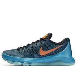 Кроссовки кд 8 Nike, голубой 749375-480 | blue lagoon/bright citrus-black
