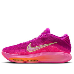Кроссовки air zoom gt hustle 3 Nike, розовый fv5953-601 | hyper pink/vivid grape/total orange