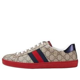 Кроссовки ace gg supreme Gucci, коричневый 429445-k2lh0-9767 | tan