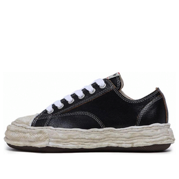 Кроссовки peterson23 og sole cracking leather low Maison Mihara Yasuhiro, черный a12fw708-black | black