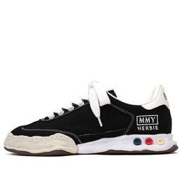 Кроссовки herbie og sole canvas low-top sneaker Maison Mihara Yasuhiro, черный a09fw704-blk | black