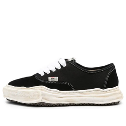 Кроссовки baker og sole canvas suede low Maison Mihara Yasuhiro, черный a12fw729-blk | black