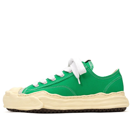 Кроссовки hank vl og sole canvas low-top sneaker Maison Mihara Yasuhiro, зеленый a09fw734-grn | green