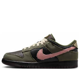 Кроссовки dunk low Nike, мультиколор ib2256-300 | olive green