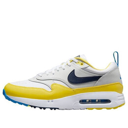 Кроссовки Nike Air Max 1 '86 OG Golf 'Big Bubble 'Solheim Cup', белый fn8075-101 | white/obsidian/tour yellow/photo blue/photon dust