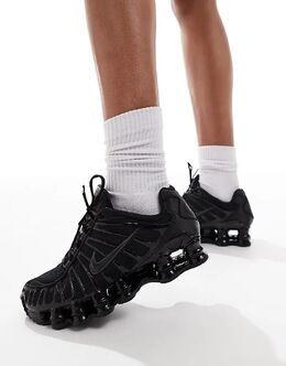 Кроссовки Shox TL унисекс черного цвета Nike 135765006 | black