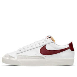 Кроссовки blazer low white team red' Nike, красный dc4769-104 | red