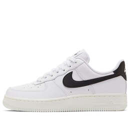 Кроссовки air force 1 white black cream sole' Nike, белый 315115-165 | white