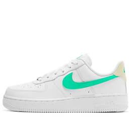 Кроссовки air force 1 white green glow' Nike, белый 315115-164 | white