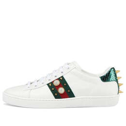 Кроссовки ace studded Gucci, белый 431887-02jp0-9064 | white