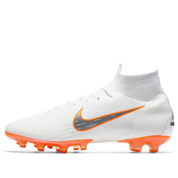Кроссовки mercurial superfly 6 elite ag Nike, белый ah7377-107 | white/orange/silver