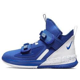 Кроссовки lebron soldier 13 sfg tb Nike, синий cn9809-405 | blue/white