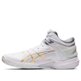 Кроссовки Gel Burst 24 золотые Competition Asics, белый 1063a015-100 | white/gold