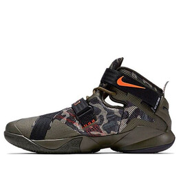 Кроссовки lebron soldier 9 prm ep Nike, хаки 749491-303 | cargo khaki/blk-sequ-bamboo-ttl orng