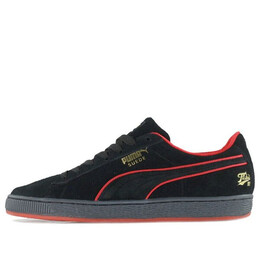 Кроссовки fubu x suede classic 'black' Puma, черный 366320-02 | puma black/high risk red