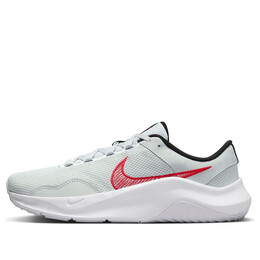 Кроссовки legend essential 3 next nature 'pure platinum university red' Nike, мультиколор dm1120-010 | pure platinum/white/black/university red