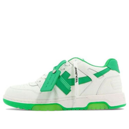Кроссовки out of office low-top sneaker 'green white' Off-White, зеленый omia189s22lea0010155 | green/white