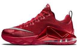 Баскетбольные кроссовки Lebron 12 мужские с низким верхом университетские красные/светоотражающие серебристые/спортивные красные/черные Nike 724558-616