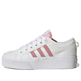 Кроссовки nizza кроссовки на платформе Adidas, белый fz6188 | cloud white/super pop/core black