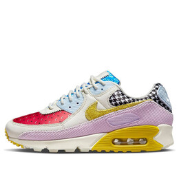 Кроссовки air max 90 Nike, белый dm8075-100 | white/pink/yellow/blue/red/black
