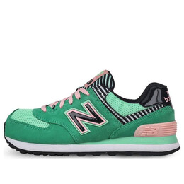Кроссовки 574 серии низкие New Balance, зеленый wl574bfs | green
