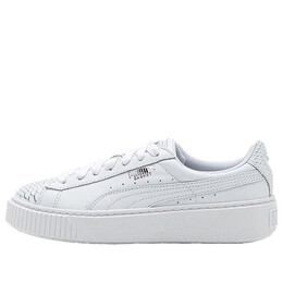 Кроссовки basket platform ocean leisure board shoes white Puma, белый 366442-02 | white