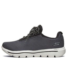 Кроссовки go walk evolution ultra running shoes black Skechers, черный 15727-bkw | black and white