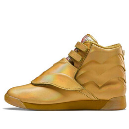Кроссовки wonder woman 1984 x freestyle hi 'golden eagle armor' Reebok, золотой fw4667 | gold