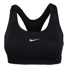 Кроссовки swoosh medium-support 1-piece pad sports bra Nike, черный bv3637-010 | black