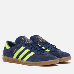 Кроссовки Adidas Hamburg, цвет синий, размер 38.5 EU js0678-4911322