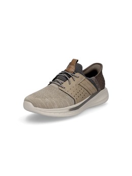 Кроссовки на шнуровке Skechers, серо-коричневый 5772394 | taupe